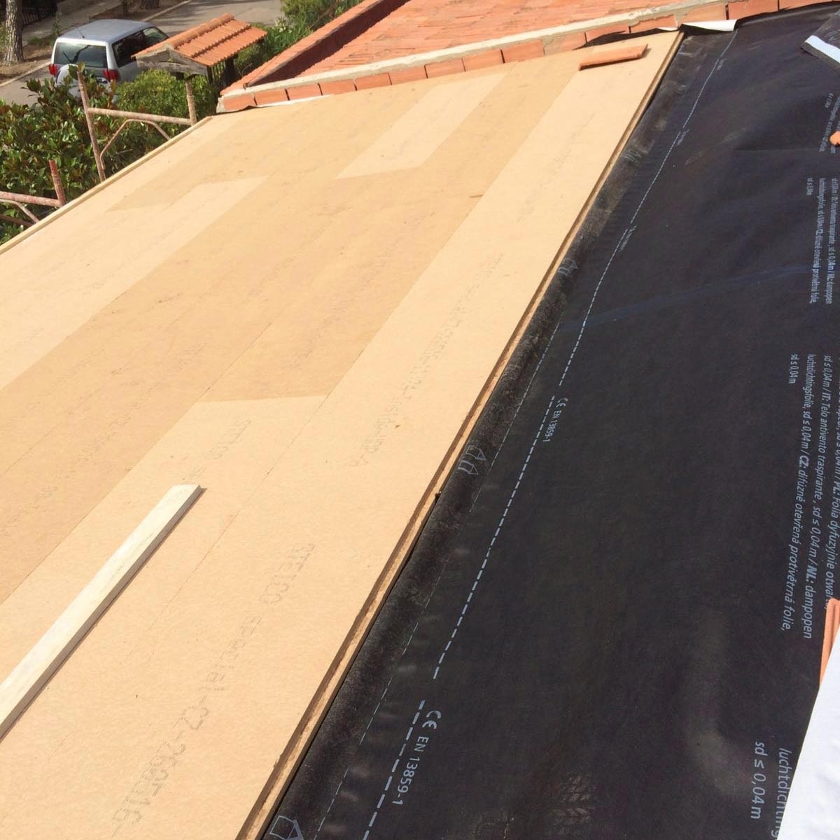 Fibra di legno FiberTherm Special tetto inclinato