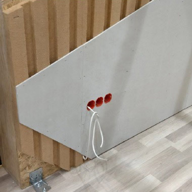 Fibra di legno FiberTherm Install per livelli di installazione a parete